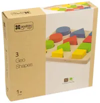 Jucarie educativa din lemn Andreu toys - Forme, dimensiuni si culori