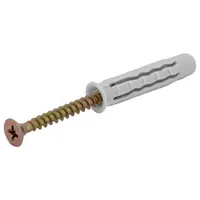 Diblu universal+surub, gri M8x40mm, PA6