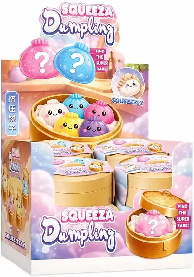 Antistres Joy Toy Squeez'a Dumpling Squishy, Blind Box, sortiment