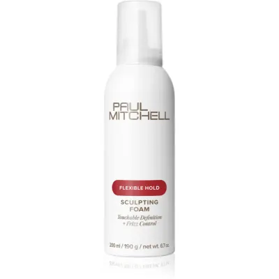 Paul Mitchell Flexible Hold Sculpting Foam spumă de styling pentru definire si modelare 200 ml