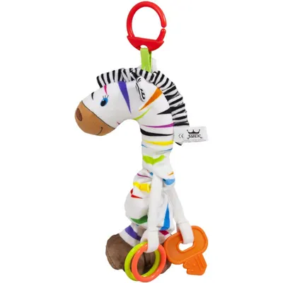 Jucărie pentru bebeluși Amek Toys - Zebră cu vibrație