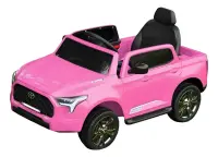 Masinuta electrica pentru copii, Toyota Tundra I-max Force, 12V 80W, echipata premium, roz