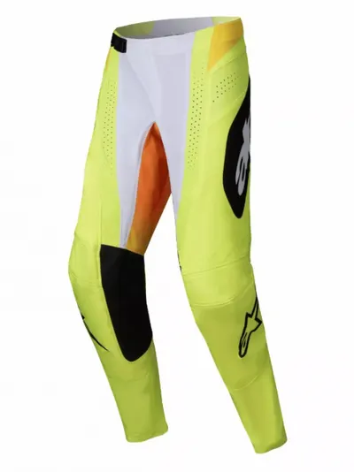Pantaloni atv cross Alpinestars Techstar Melt, culoare galben negru portocaliu, marime 36
