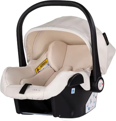 Scoică auto Chipolino - Aura, i-Size, 40-87 cm, biscuit