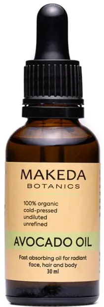 Makeda Botanics Ulei de bază Avocado, 30 ml