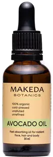 Makeda Botanics Ulei de bază Avocado, 30 ml