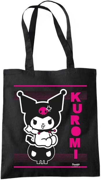Geantă de cumpărături Pyramid Animation: Sanrio - Kuromi (Rocking Out)