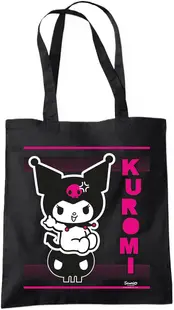 Geantă de cumpărături Pyramid Animation: Sanrio - Kuromi (Rocking Out)