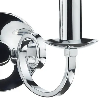 Aplica Murray 2 Light Wall Light Polished Chrome