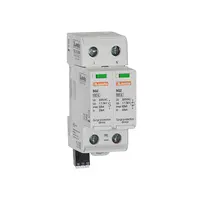 Descarcator tip 2 cu cartus, RATED DISCHARGE CURRENT IN (8/20MS) 20KA PER POLE, 1P+N. Cu contact comanda de la distanta