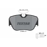 Set placute frana, frana disc TEXTAR 2105503
