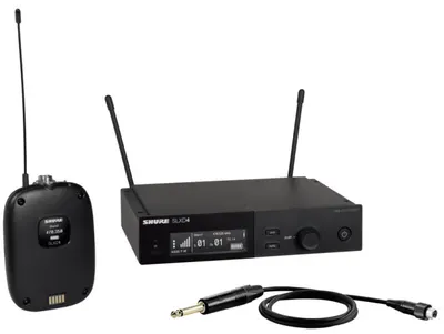 Sistem de microfon wireless Shure - SLXD14E-L56, negru