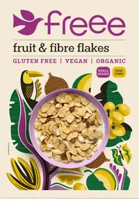 Cereale organice pentru micul dejun cu fructe și fibre, fără gluten, 375 g, Doves Farm