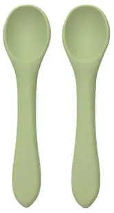 Linguri de silicon Lorelli - Natural, 2 buc, Fresh Green