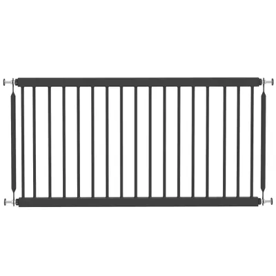 PawHut Barieră de Siguranță pentru Câini Mici Extensibilă 67-93,5 cm Înălțime 45 cm pentru Uși și Scări Negru | Aosom Romania
