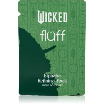 Fluff Wicked Elphaba Refining Mask mască textilă facială de unică folosință