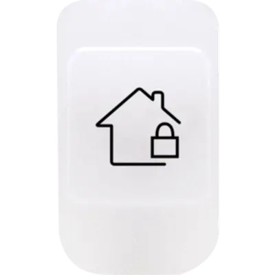 Lentila cu simbol iluminabil- BURGLAR ALARM