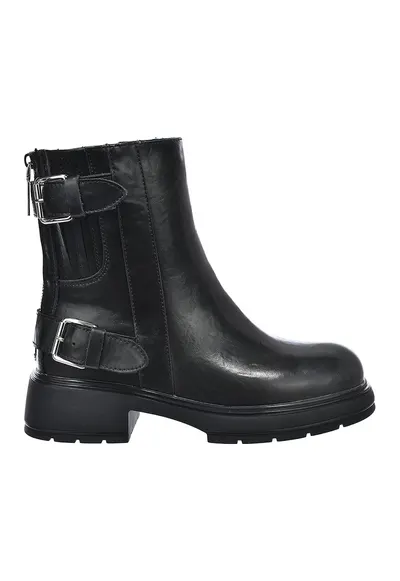 Ghete de piele - Negru