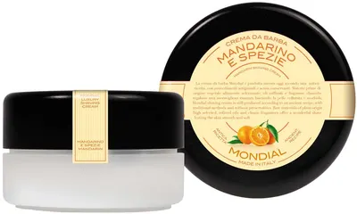 Mondial 1908 Cremă de ras, cu parfum de mandarină și condimente, 150 ml