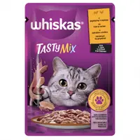 Whiskas Plic Tasty Mix Adult Miel Si Curcan 85 G