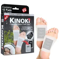 Kinoki Plasturi detox pentru talpi pe baza de plante 5 pereche Cleans &Energise RP-85567