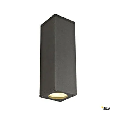 THEO UP/DOWN,QPAR51,IP44,2x50Wlampa de perete,antracit