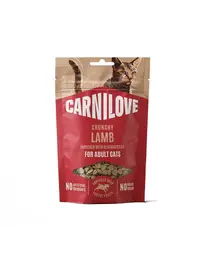 Gustări crocante pentru pisici CARNILOVE Crunchy Snack cu miel și mure 50 g