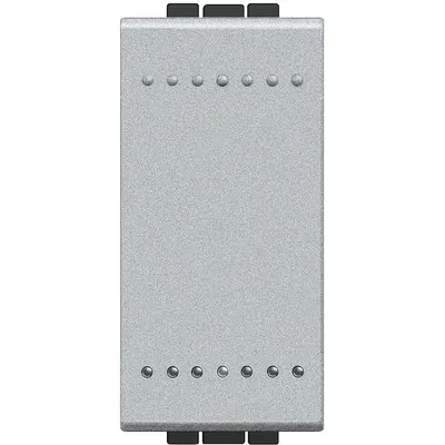 Intrerupator simplu 1 modul Living Light Bticino NT4001A, argintiu