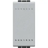 Intrerupator simplu 1 modul Living Light Bticino NT4001A, argintiu