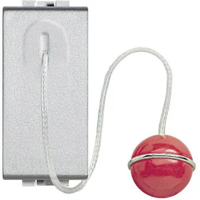 Buton cu fir de tragere LiVing Light 1P - 10 A - 250 Vca - 1 modul -Tech