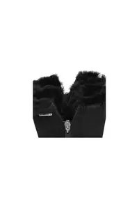 Ghete dama 302953424 - Piele naturala - 36 EU - Negru