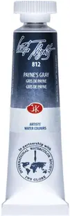 Vopsea de acuarelă Nevskaya Palitra Leningrad Nopți Albe - 812, Gri Payne, 10 ml