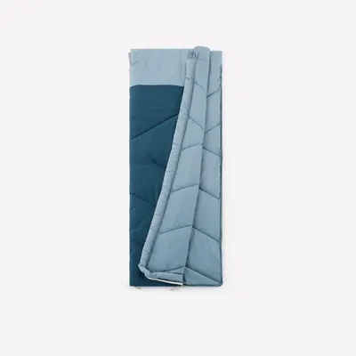 Sac de dormit de camping 10°C din bumbac, Ultimcomfort albastru