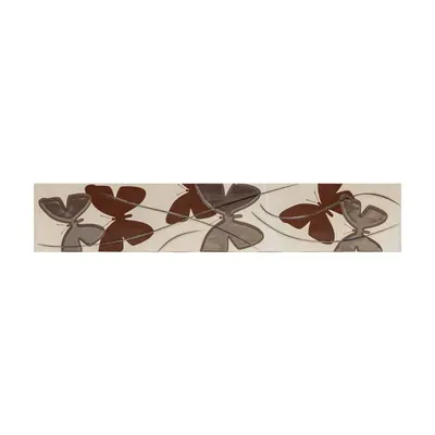 Brau decorativ faianta baie / bucatarie Tropicca Beige 7.5 x 40
