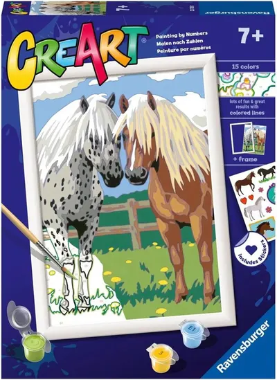 Set de pictat după numere Ravensburger CreArt - Prietenie
