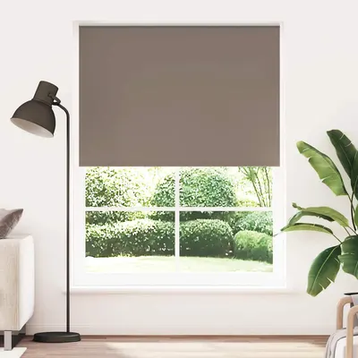 vidaXL Jaluzea opacă 144,4x230 cm, lățime material 140 cm, culoare cafea