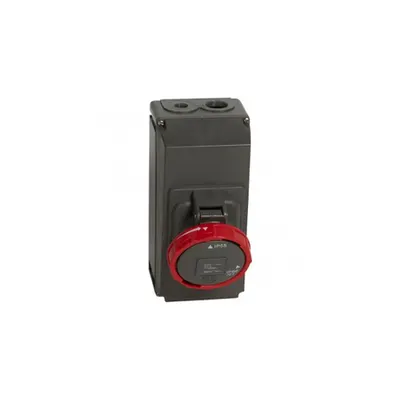 Priza aparenta Hypra- IP66/67-55 - 380/415 V~ - 63 A - 3P+N+E -plastic