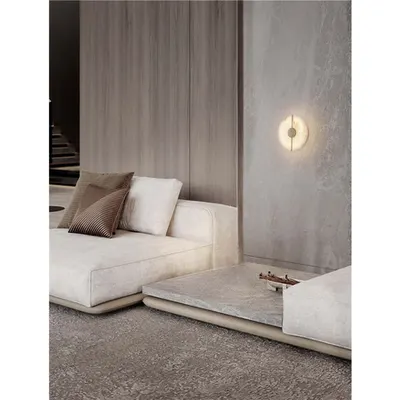 Plafoniera AIDER Alama aurie Otel, Aluminiu & Imitated Marble LED 12 Wat 220-240Volt 694Lm 3000K IP20