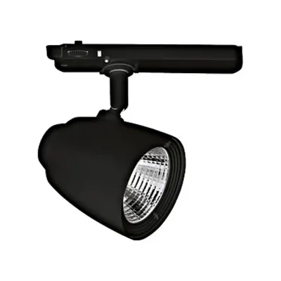 LED 3-Phase Rail Spotlight, 40°, 19W, 3000K black