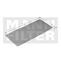 Filtru, aer habitaclu MANN-FILTER CU 155 0037 (4)