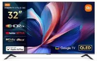 Televizor smart Xiaomi – A Pro 2026, 32'', QLED, HD Ready, 20W Xiaomi Sound, Dolby Audio, Google TV, Dark Gray, negru