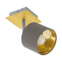 spot VALBIANO brushed brass, satin nickel 220-240V,50/60Hz