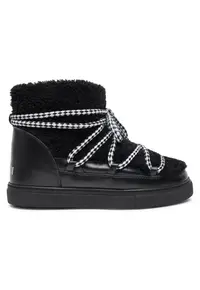 Ghete fete 304363450 - Piele naturala - Negru - Negru