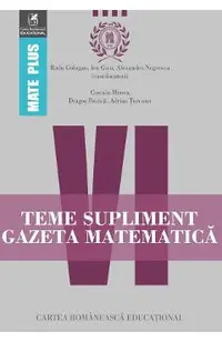 Teme supliment Gazeta Matematica Clasa 6