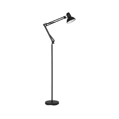 Lampa de podea Wally, 1 bec, dulie E27, L:200 mm, H:820 mm, Negru
