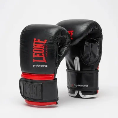 Manusi de Sac Leone Professional Negru/Rosu