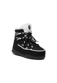 Ghete de iarna 32247684 - Piele ecologica - Negru