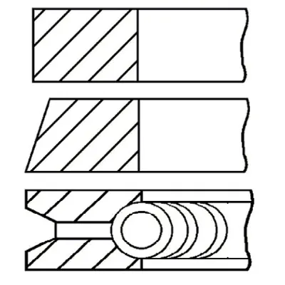 Set segmenti piston GOETZE ENGINE 08-103100-00
