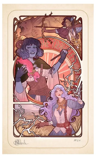 Poster Sideshow Collectibles Games: Critical Role - Art Print Laura Bailey (10th Anniversary)