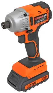 Șurubelniță fără fir Premium - HD, 20V, cu baterie și încărcător